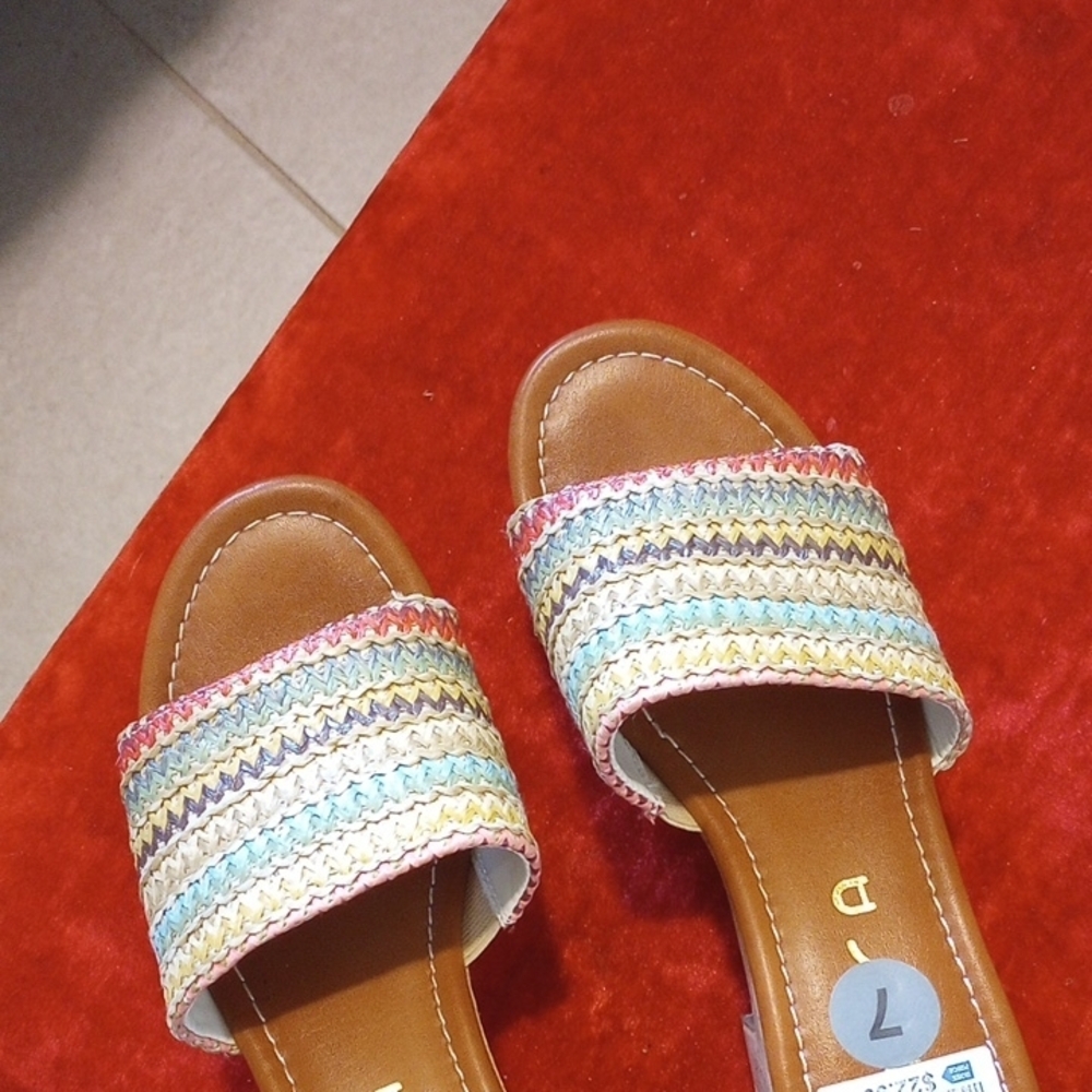 Unisa Women's Multicolor Slide Sandals